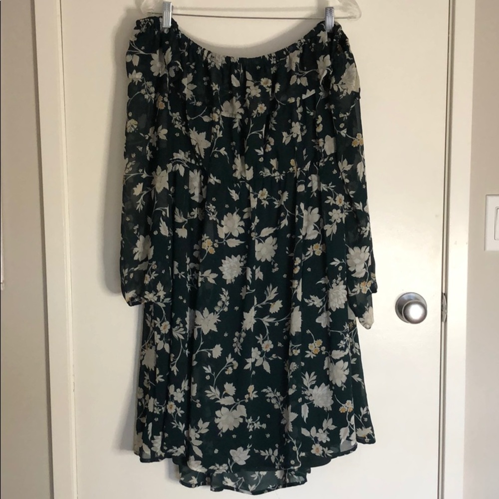 Torrid - Floral Strapless Dress - Size 3X